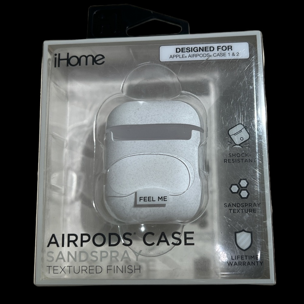iHOME AirPods Case Sandspary Texture Finish
